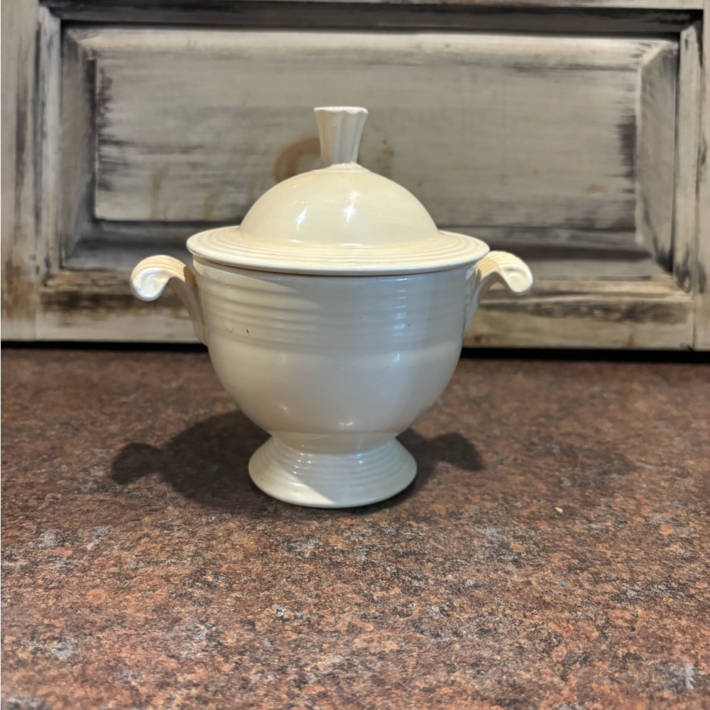 Vintage fiesta Elegant Cream Sugar Bowl
